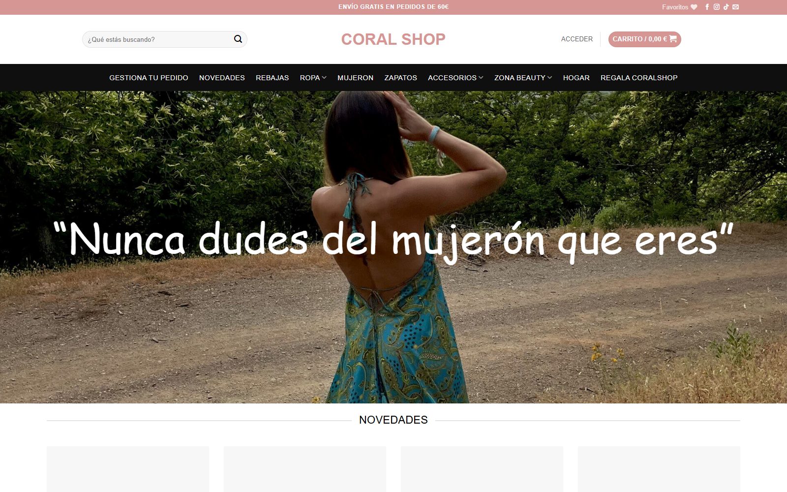 Caso relacionado: Coral Shop
