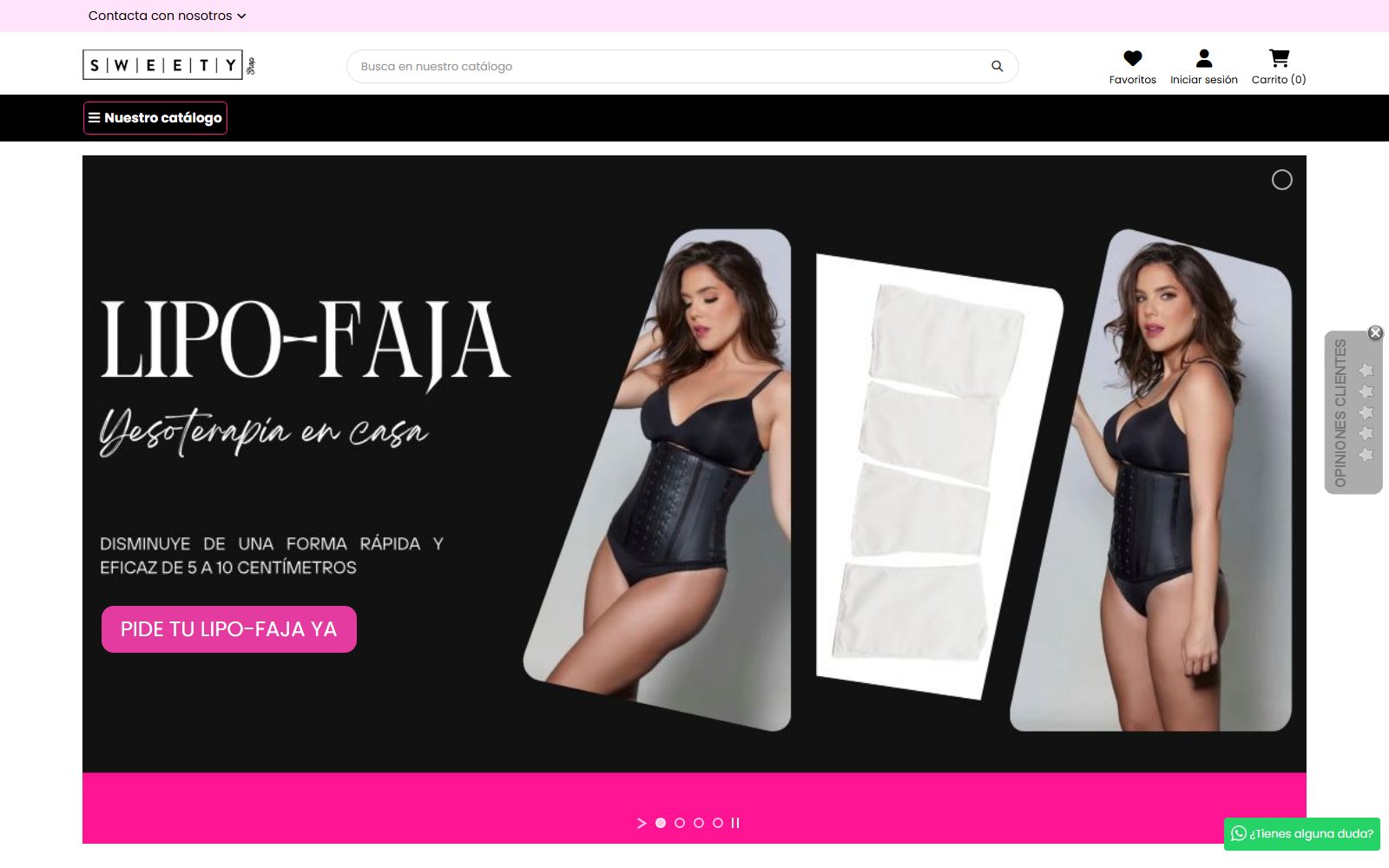 Captura de SweetyShop